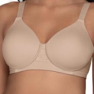 Vanity Fair Beauty Back Full Figure Wire Free Smoothing Back Bra Size 40D 71380